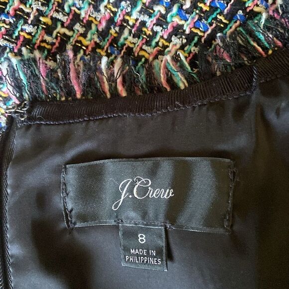 J Crew J.Crew Dress Multi Color Tweed Size 8 NWOT - Picture 8 of 8